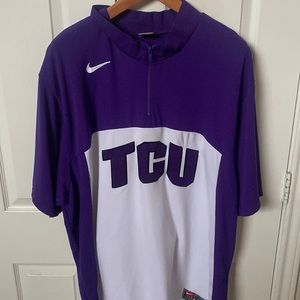 TCU Nike Basketball Warmup Pullover Vintage XXL